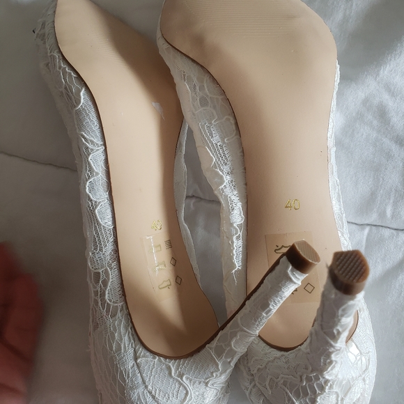 Bridal le Chateau heels size 40 - Picture 4 of 5